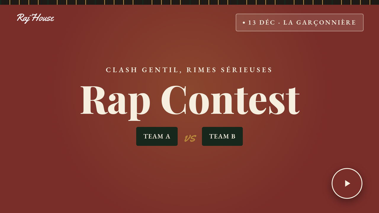 Miniature rap contest