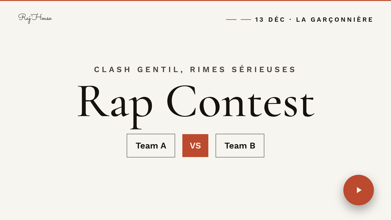 Miniature rap contest