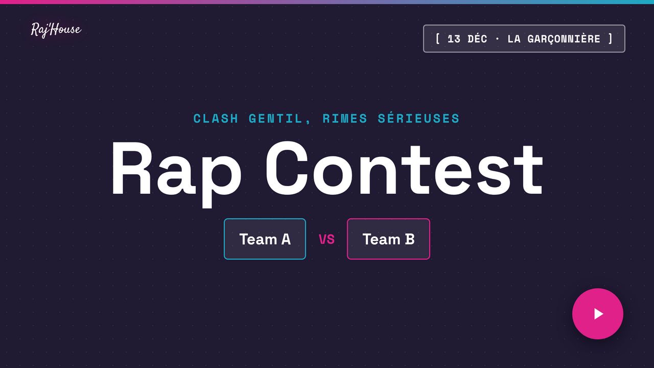 Miniature rap contest